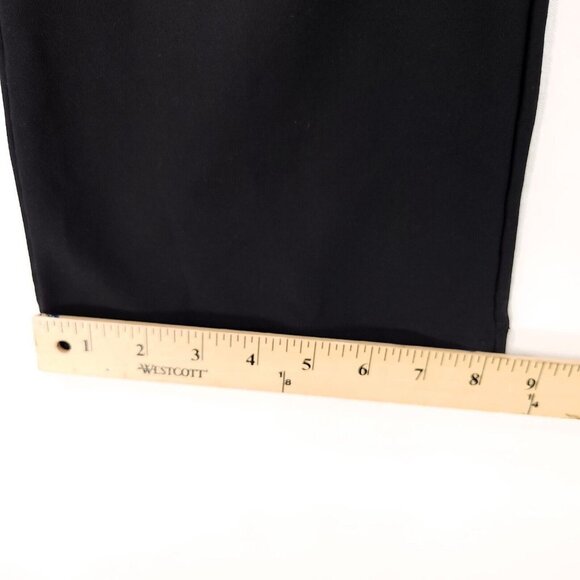 Nike Wide Leg Capri Sweatpants Womens XS Black Sportswear Legging Logo - Picture 8 of 10